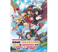 Konosuba (stagione 1-3 + Explosion Wonderful World + Film) ~ Audio inglese ~...