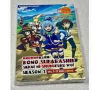 KonoSuba: Stagione 3 (VOL.1 - 11 End + Movie) ~ Audio e sottotitoli in ingles...
