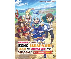 KonoSuba: Stagione 3 (VOL.1 - 11 Fine + Film) ~ Doppiaggio e sottotitolo in i...