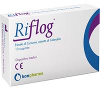 Konpharma Riflog Supposte integratore per il benessere della prostata, 10pz