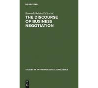 Konrad Ehlich The Discourse of Business Negotiation (Copertina rigida)