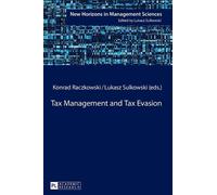 Konrad Raczkowski Tax Management and Tax Evasion (Copertina rigida)