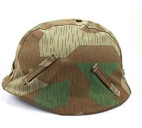 Konsilsa Copertina per Il Casco per M35 M40 Celmetto, Replica Seconda Guerra Mondiale Copertura Mimetica Tattica Compatibile nell'esercito Tedesco (Non Include Il Casco)