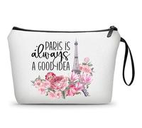 KONSOM Regali di viaggio, regali di compleanno per amiche femminili, sorelle regali da sorella, regali per donne compleanno unico, borsa cosmetica da viaggio, regali di Parigi, Travel92