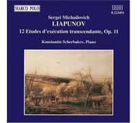 Konstantin Scherbakov Lyapunov: 12 Etudes d'Execution Transcendante, Op. 11 (CD)