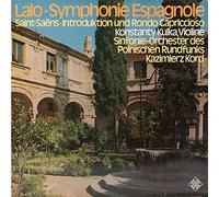 Konstanty Kulka (Violine) und das Sinfonie-Orchester des Polnischen Rundfunks unter Leitung von Kazimierz Kord - Lalo: Symphonie Espagnole / Saint-Saens: Introduktion und Rondo capriccioso [Vinyl LP] [Schallplatte]