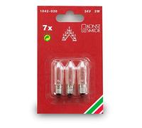 Konstsmide 1042-030 / Lampadina di ricambio/trasparenti / 34V / E10 innesto