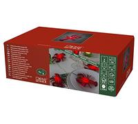 Konstsmide 1445 - 553 Catena luminosa decorativa a LED con 8 Aragoste/per interni (IP20)/certificato VDE/24 V trasformatore interno con interruttore on/off/8 diodi a luce bianca calda/cavo trasparente