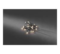 Konstsmide 1492-107 LED Globe luci, in plastica, nero