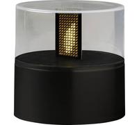 Konstsmide Christmas Lampada LED deco con effetto fiamma, base nera Konstsmide Christmas