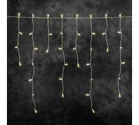 Konstsmide, 2761-802, tenda luminosa a LED, 200 diodi ambrati, trasformatore est