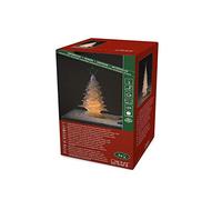 Konstsmide 2803 - 000 LED acrilico albero di Natale, rotierend/per interni (IP20)/3 diodo bianco caldo/a batteria: 3 X AA 1.5 V (non incluse)