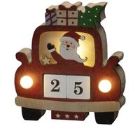 Konstsmide 3272-550 Sagoma a LED Babbo Natale in auto Bianco caldo LED