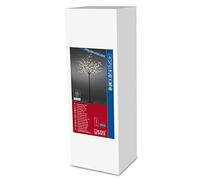 Konstsmide 3385-600 Albero di Natale a LED marrone, 2,5 m, ramoscello alto