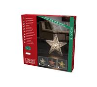 Konstsmide 3554-600 - Stella metallica color rame, con cavo di collegamento con interruttore on/off, senza lampadina, attacco E14, 230 V, interno, cavo nero