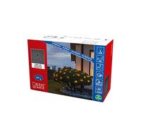 Konstsmide, 3788-800 - Rete di luci micro LED, 36 V, trasformatore esterno, 120 diodi color ambra, cavo nero