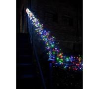 Konstsmide 3864 - 500/Micro LED catena luminosa "Cluster/per esterno (IP44)/con 8 funzioni, unità di controllo E FUNZIONE DI MEMORIA/1152 bunten diodi/36 V Trasformatore da esterno/cavo nero