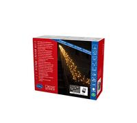 Konstsmide 3864-800 Cluster Micro LED, ghirlanda a grappolo, plastica, 13 W, ambra, 1630 x 1 x 1 cm