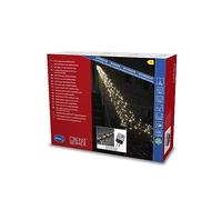 Konstsmide 3866 - 100/Micro LED catena luminosa "Cluster/per esterno (IP44)/con 8 funzioni, unità di controllo E FUNZIONE DI MEMORIA/2016 diodi bianco caldo/36 V Trasformatore da esterno/cavo nero