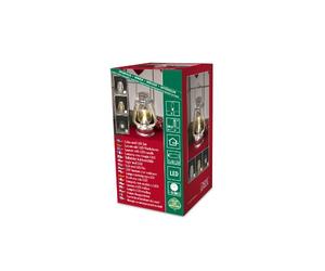 Konstsmide 4129-900 / Lanterna di tempesta LED verde / 1 diode bianco caldo/a batteria
