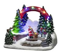 Konstsmide Christmas Lampada LED Santa e bimbi, con musica Konstsmide Christmas