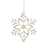 Konstsmide Christmas Fiocco di neve luminoso a LED, bianco caldo 40 cm Konstsmide Christmas
