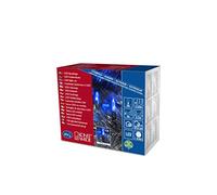 Konstsmide 6004-400 / Catena di miniluci LED / 40 diodi blu / 24V trasformatore da esterno/cavo verde