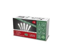 Konstsmide 6343 - 123/Micro LED catena luminosa, modello satinato/per interni (IP20)/50 diodi bianco caldo/24 V Trasformatore da interno/cavo trasparente