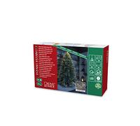Konstsmide 6372-190 - Catena luminosa a LED "Stella lametta" / per interni (IP20) / certificato VDE/trasformatore interno 12 V / 480 diodi bianchi caldi, filo argentato"