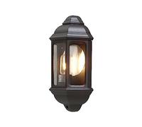 Konstsmide 7011-750 Cagliari Lampada da Parete 18x10x36 cm (BxPxH), 1 x 100 W, IP43, Colore Nero Opaco
