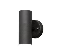 Konstsmide 7571-750 Modena Lampada da Parete, BxPxH 6x9x17 cm, 2 x 35 W, IP44, Colore Nero Opaco