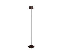 Konstsmide 7831-970 - Lampada a stelo a LED Nice, colore ruggine, per interni ed esterni, senza fili, 17 x 17 x 120 cm