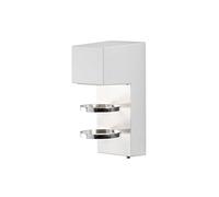 Konstsmide 7957 - 250 Metal Accera High Power LED da Parete Easy Fit Light, Colore: Bianco Opaco