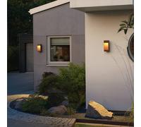 Konstsmide Applique da esterni LED Rho, color ruggine, altezza 28 cm, metallo, IP54 Konstsmide