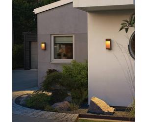 Konstsmide Applique da esterni LED Rho, color ruggine, altezza 28 cm, metallo, IP54 Konstsmide