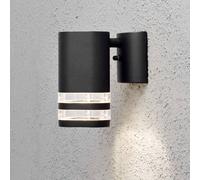 Konstsmide Applique da esterni Modena, 1 luce 2 fessure, nero Konstsmide