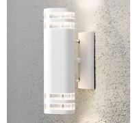 Konstsmide Applique da esterni Modena, 2 luci, bianco Konstsmide