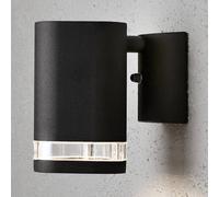 Konstsmide Applique esterni Modena con fessura, 1 luce nero Konstsmide