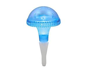 Konstsmide Assisi 7663-400 - Lampada solare a LED, 14,5 x 14,5 x 27,5 cm, 1 batteria AA, in plastica, colore: Blu