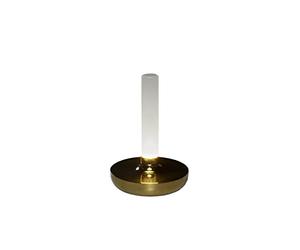 Konstsmide Biarritz, acciaio inossidabile, 2,5 W, color oro