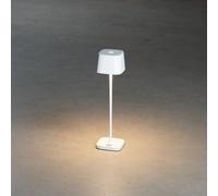 Konstsmide Lampada LED da tavolo Capri-Mini esterni, bianco Konstsmide