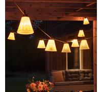 Konstsmide Catena luminosa Biergarten set paralume giallo Konstsmide
