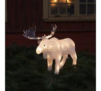 Konstsmide Christmas Figura luminosa a LED di Elch per uso esterno Batteria Konstsmide Christmas