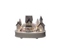 Konstsmide Christmas Arco luminoso LED casa e chiesa, a batteria Konstsmide Christmas
