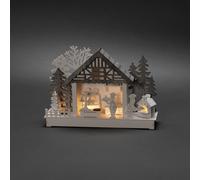 Konstsmide Christmas Arco luminoso LED casa e panificio a batteria Konstsmide Christmas
