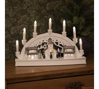 Konstsmide Christmas Arco luminoso LED case, 7 luci, bianco Konstsmide Christmas