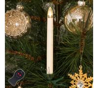 Konstsmide Christmas Candele LED per albero senza fili 16 cm set da 10 Konstsmide Christmas