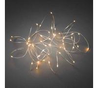 Konstsmide Christmas Catena luminosa LED gocce, comando app, 100 luci Konstsmide Christmas