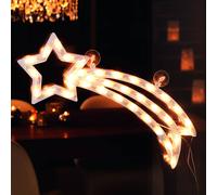 Konstsmide Christmas Cometa LED decorativa per finestra, bianco caldo Konstsmide Christmas