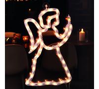 Konstsmide Christmas Elemento decorativo per finestra Angelo con 50 LED Konstsmide Christmas